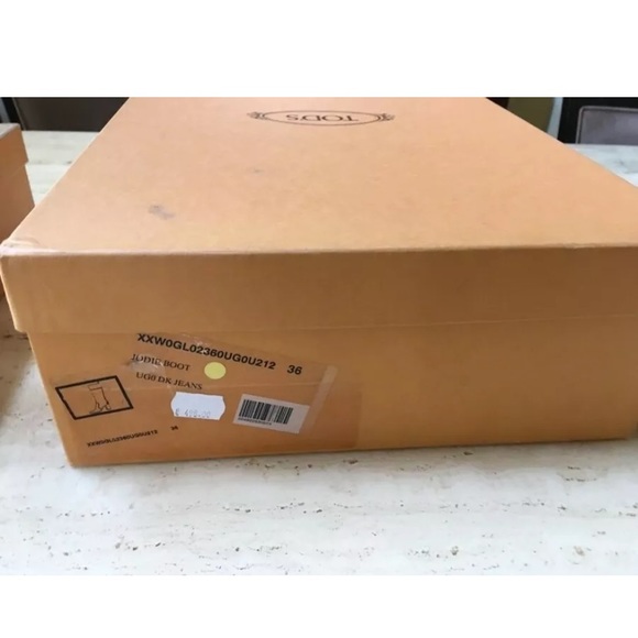 Tods Womens Boots Blue Size 36 - Picture 3 of 5